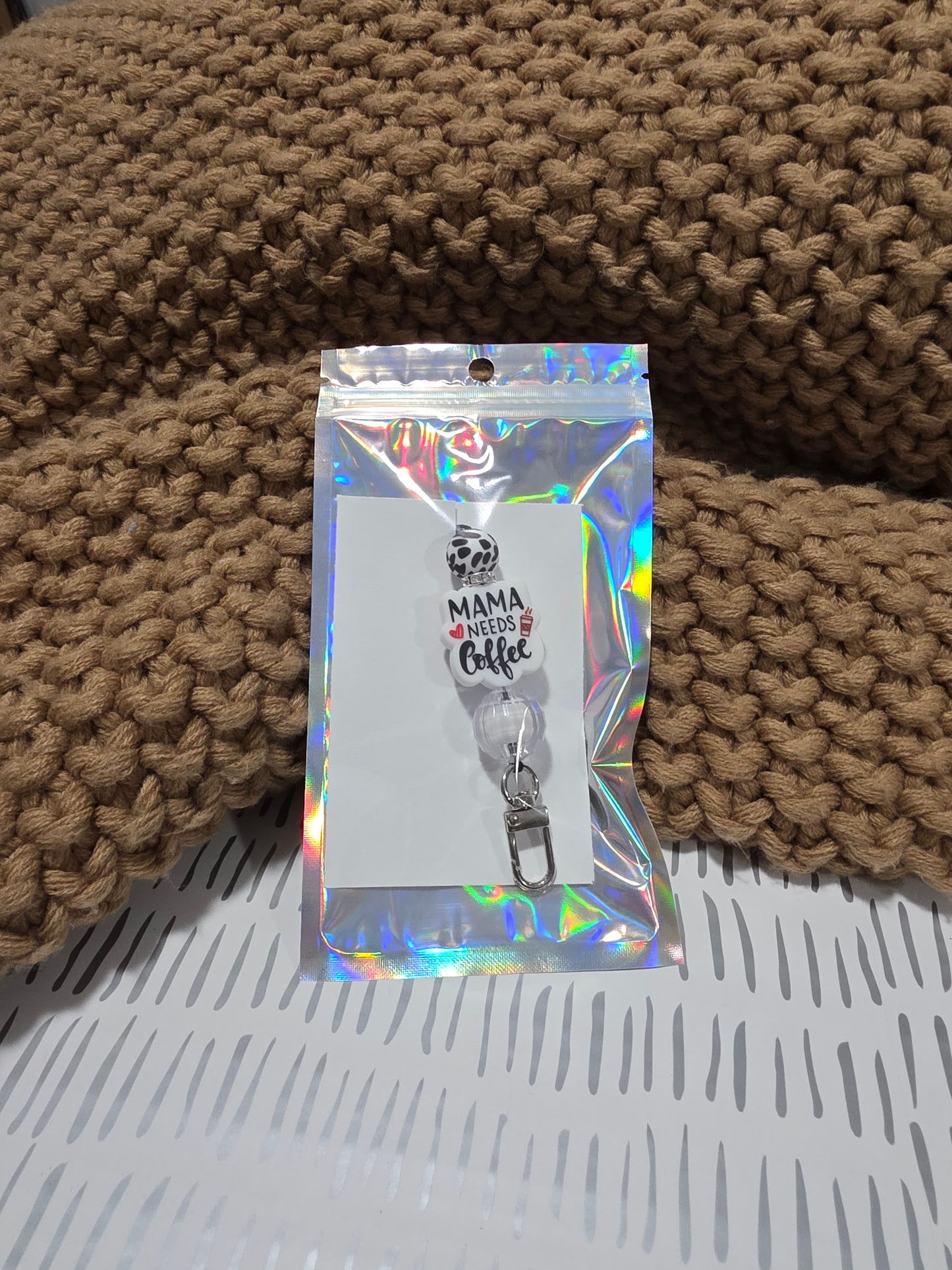 Mama Needs Coffee Car Freshie Hanger