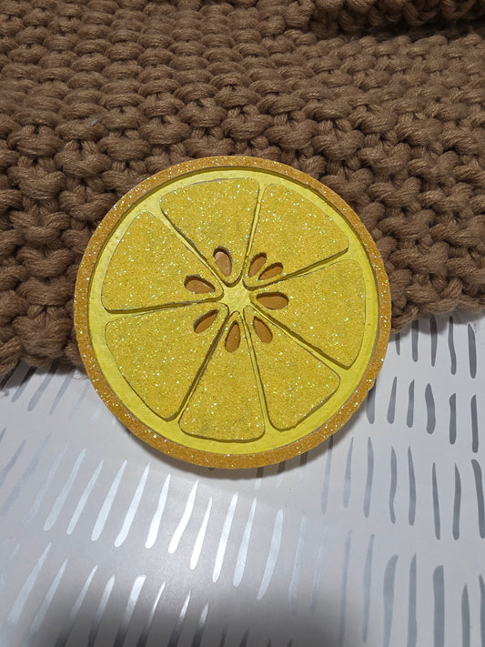 Lemon Slice Car Freshie