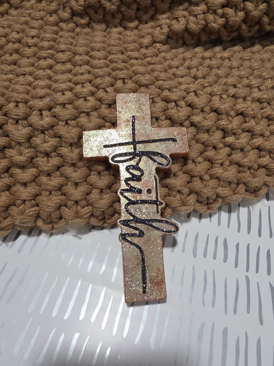 Faith Cross Car Freshie