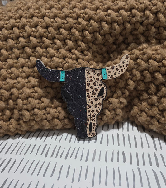 Bull Skull Car Freshie