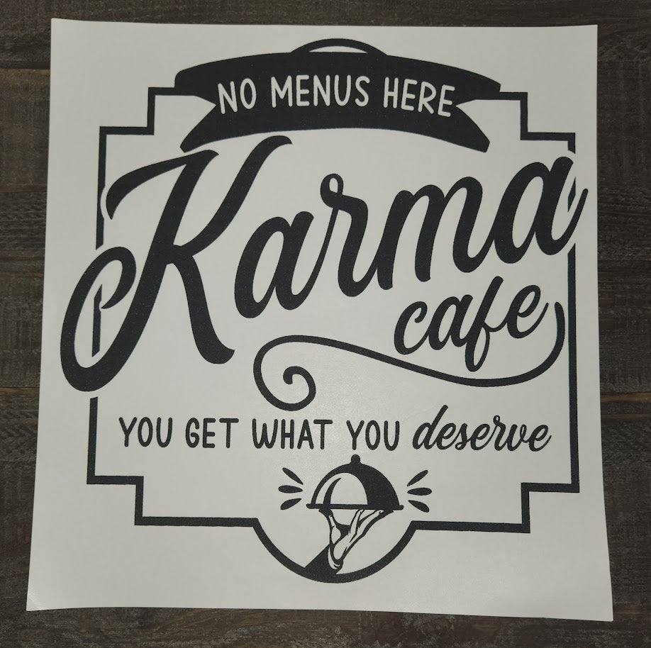 No Menu's Here Karma Cafe