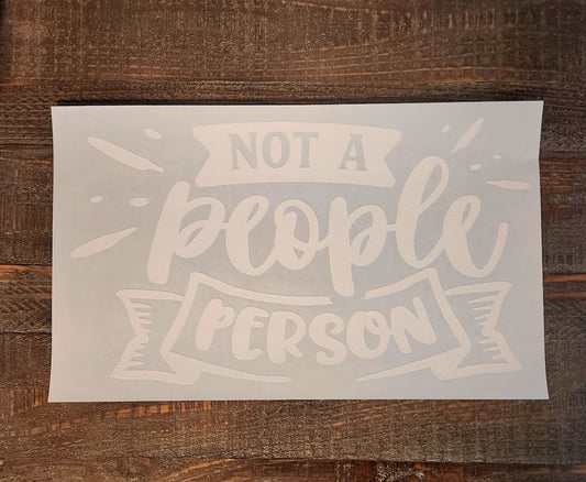 Not A People Person