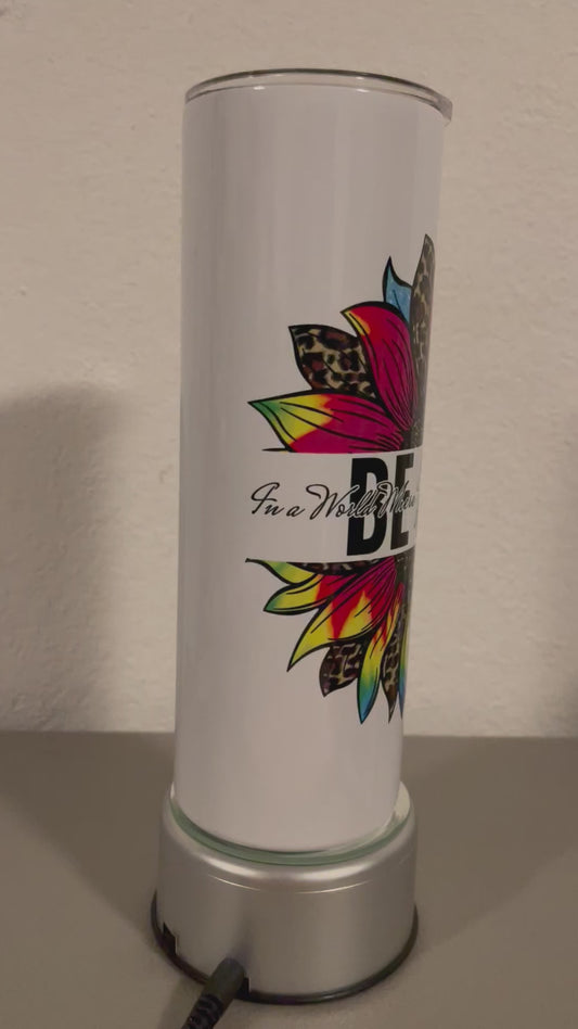 Be Kind colorful Sunflower 20 oz Tumbler