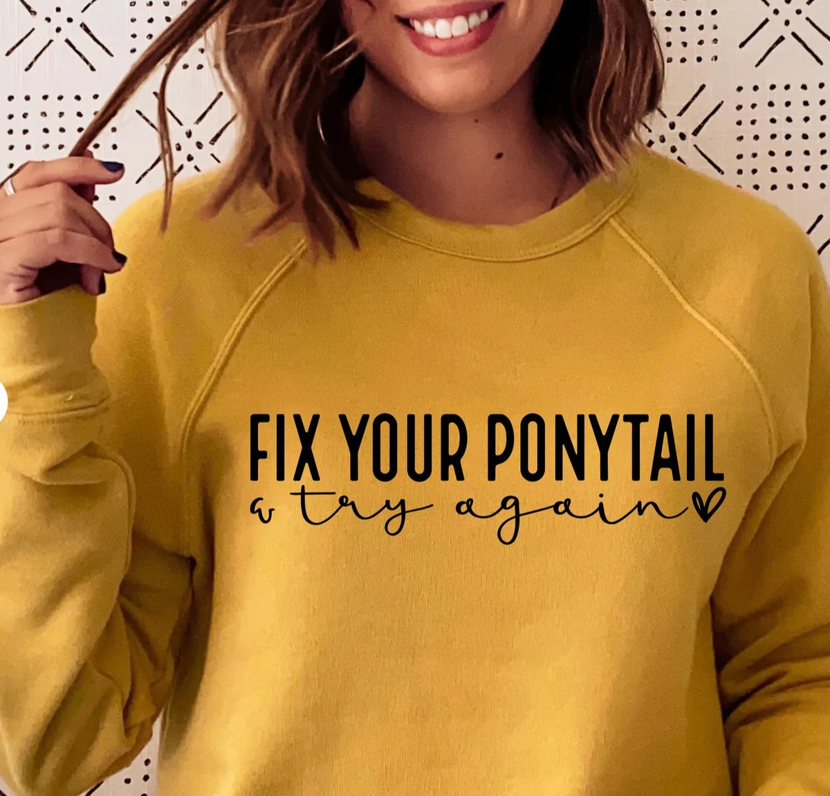 Fix Your Ponytail & Try Again