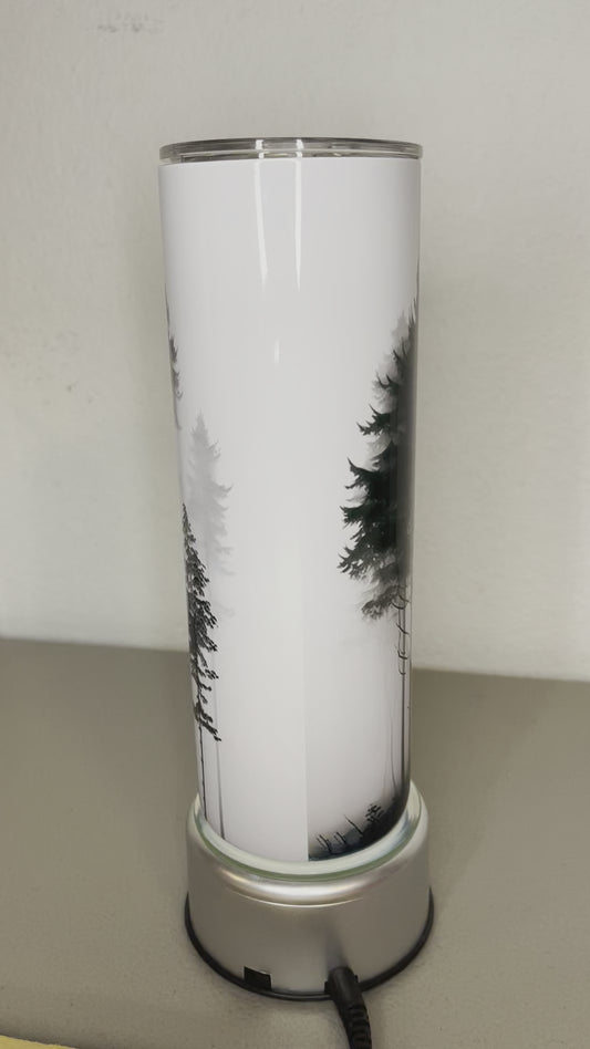 Black & White Forest 20 oz Tumbler