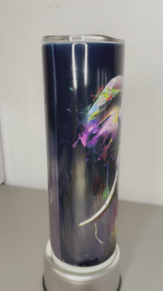 Rainbow Elephant 20 oz Tumbler