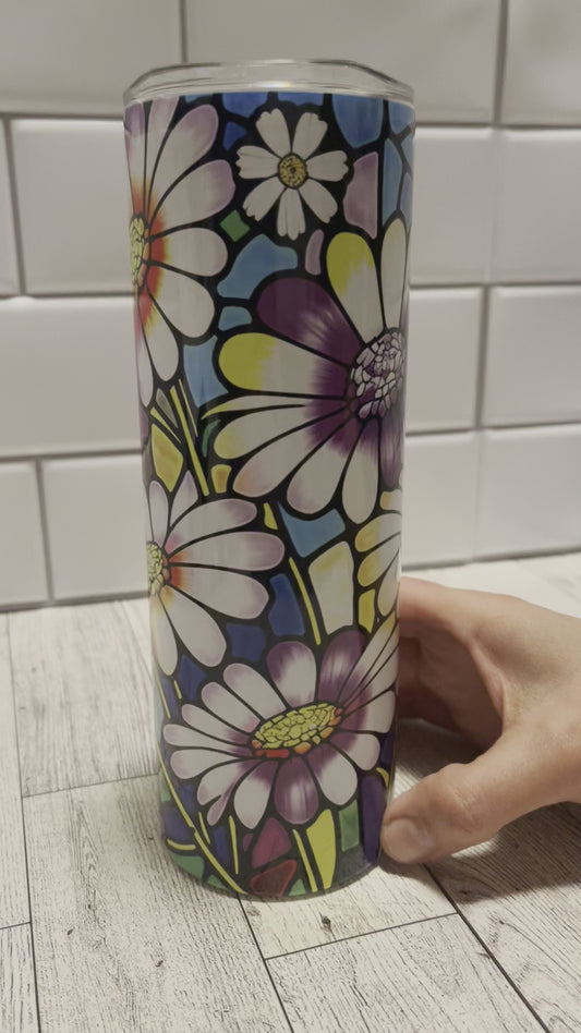 Flowers 20 oz Tumbler