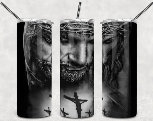 Jesus and the Cross 20 oz Tumbler