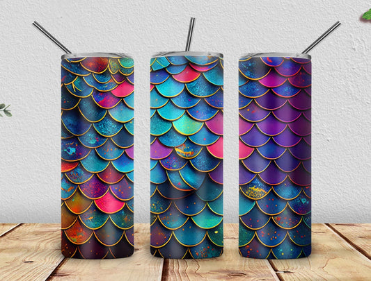 Mermaid Scales 20 oz Tumbler